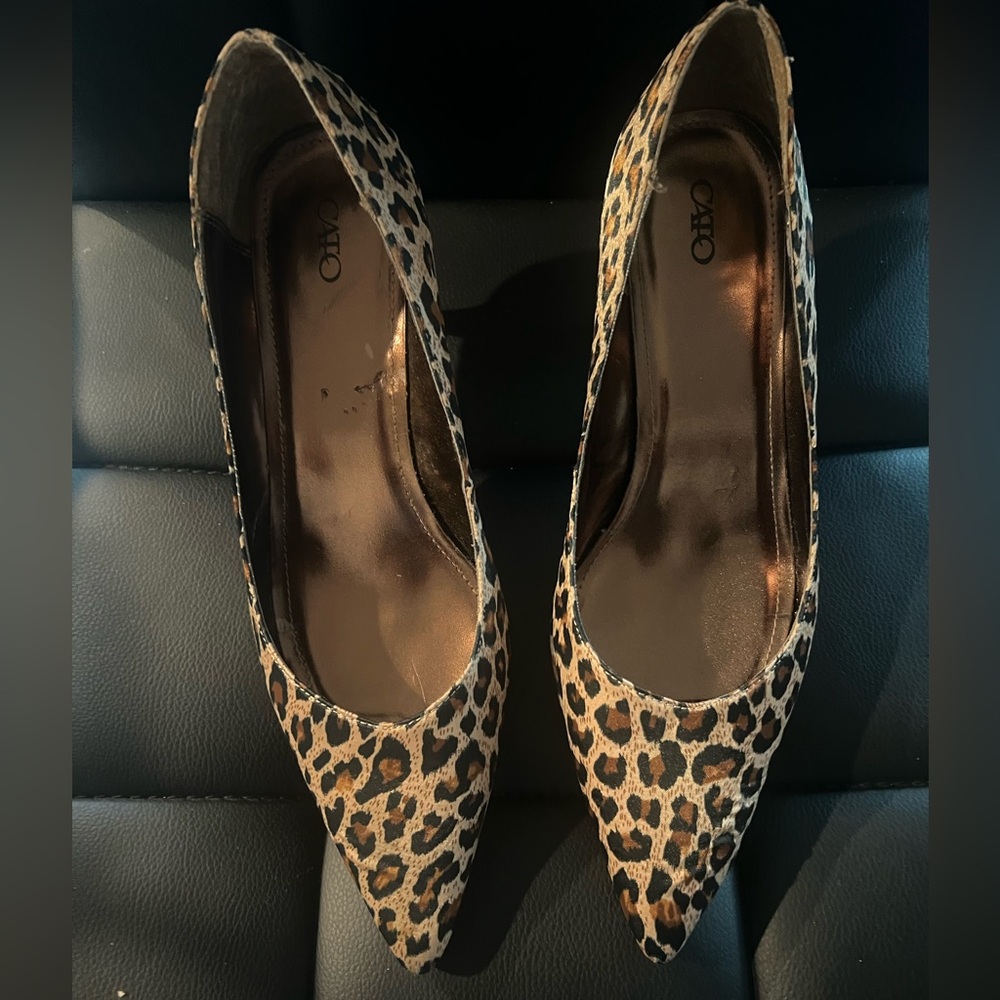 Women’s Cato Leopard Print Kitten Heels